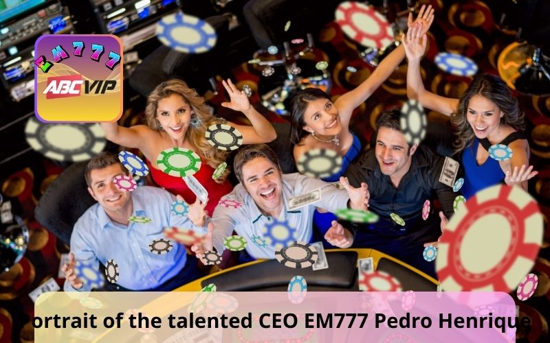 Portrait of the talented CEO EM777 Pedro Henrique